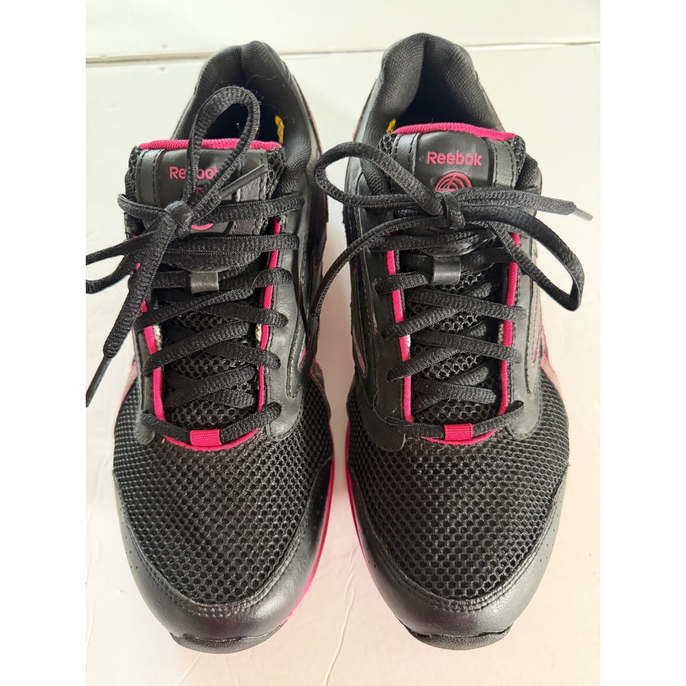 Reebok SimplyTone SmoothFit Womens Walking Shoes Black Pink Mesh J84402